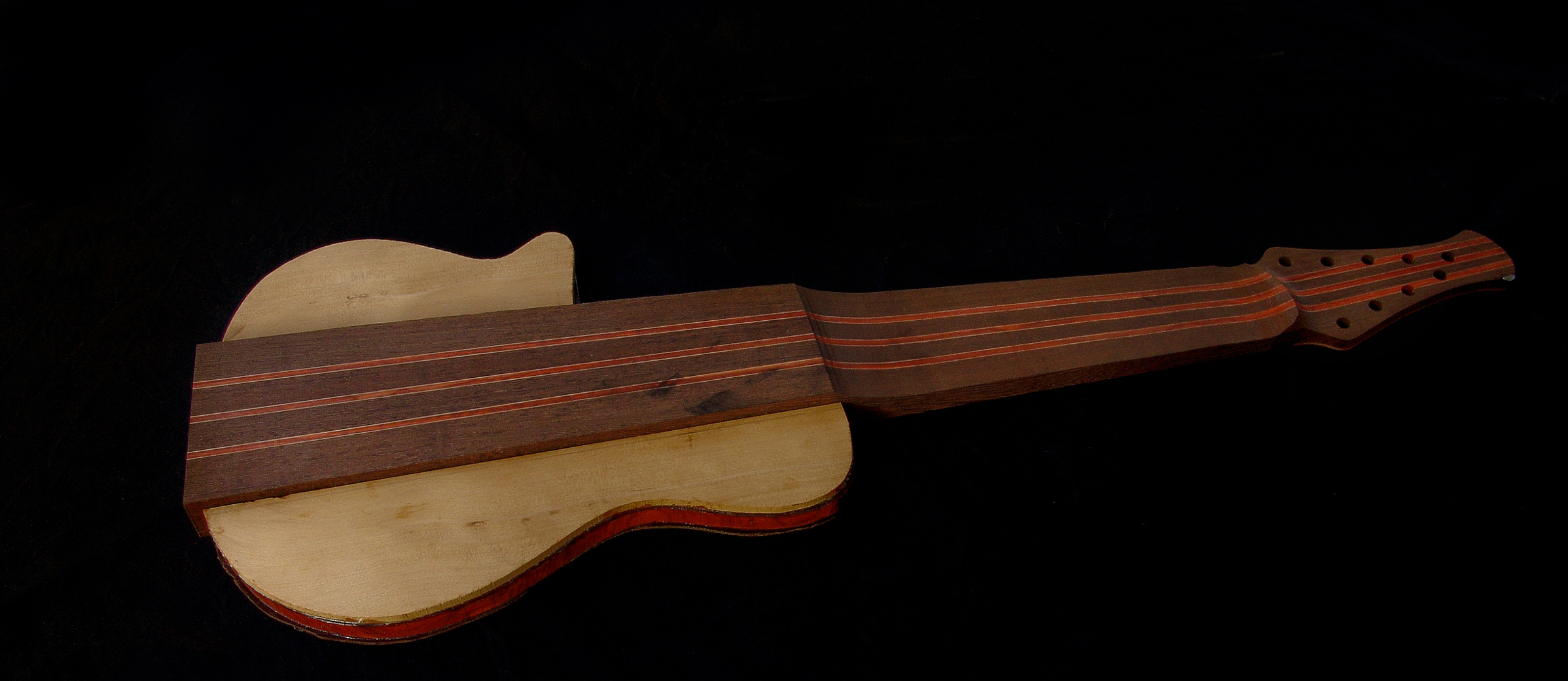 9 String bass under construction