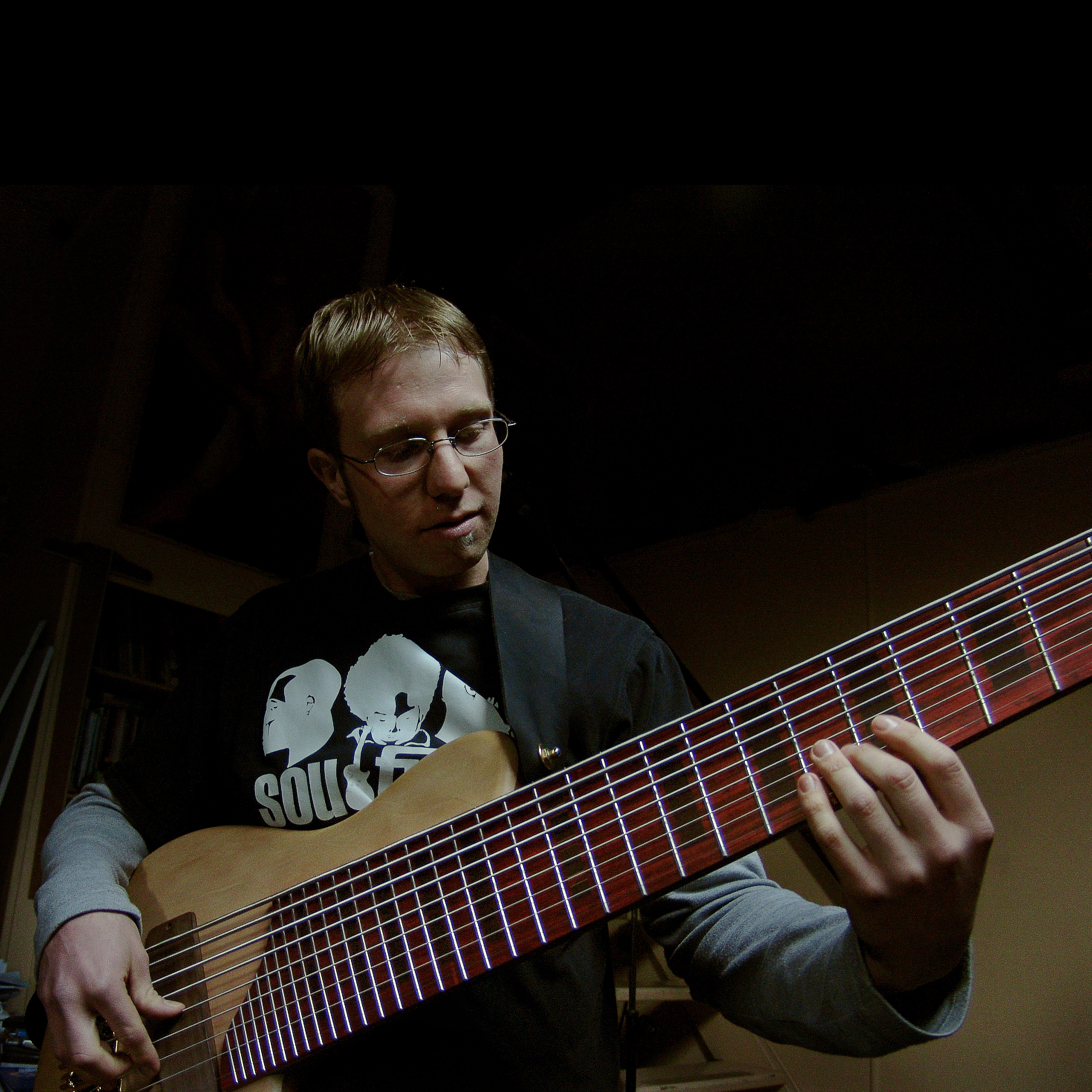 12 String electric bass guitar
