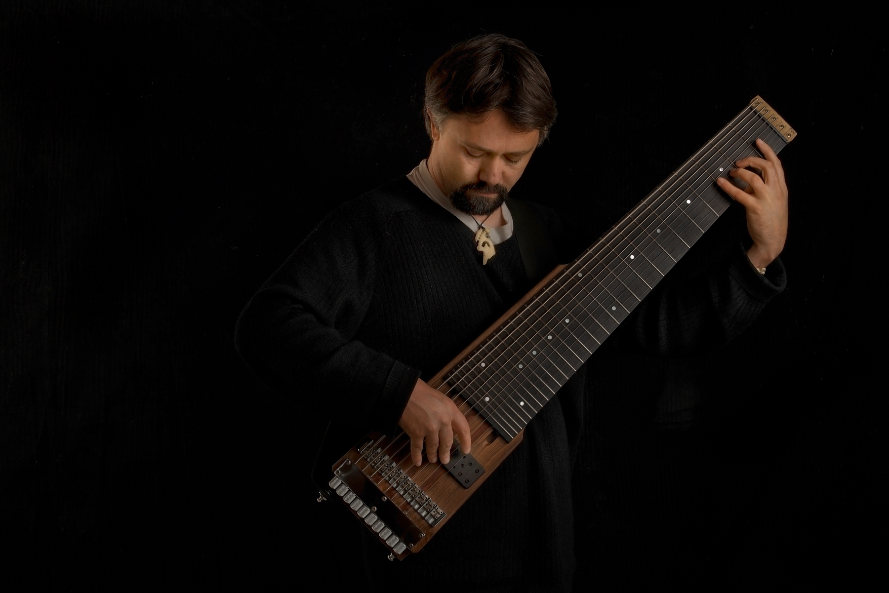 Luthier Peter Stephen's series Stephen Sticks, featuring musician Fudd playing the Stephen Stick