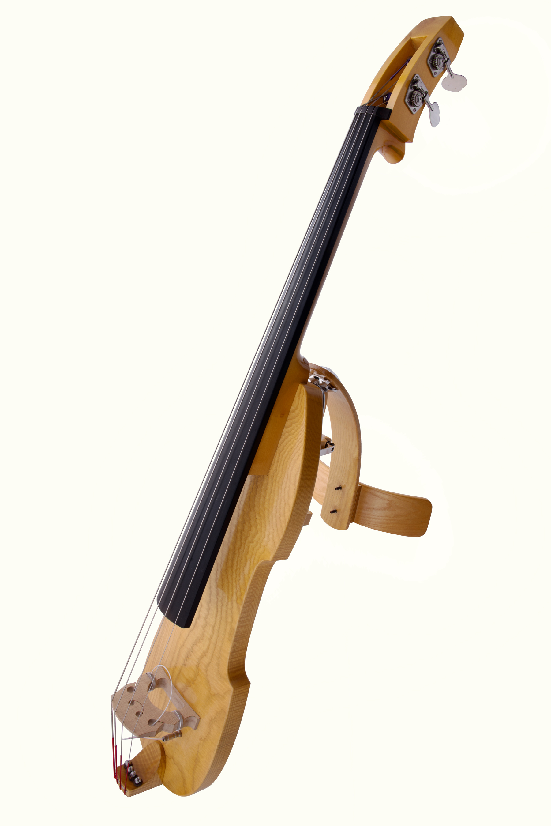 Luthier Peter Stephen's series of UEB, full leght image featuring the neck